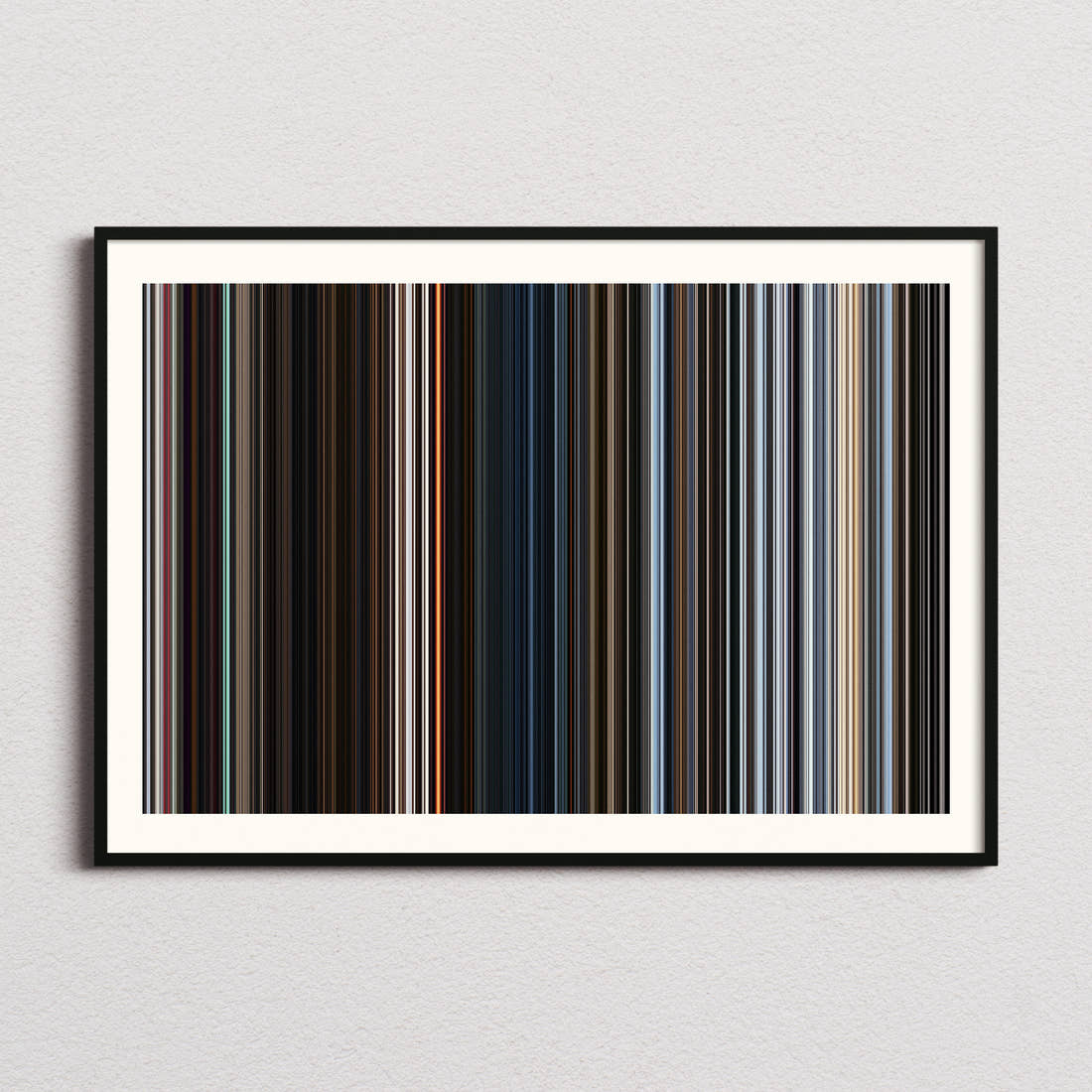 Eternals Movie Barcode Poster - Barcode Only