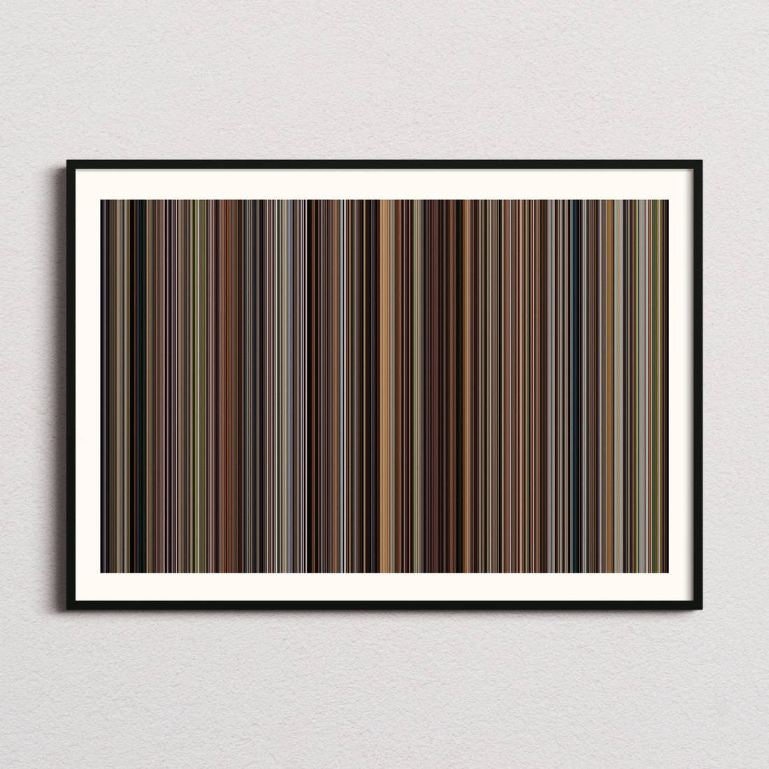 Evan Almighty Movie Barcode Poster - Barcode Only
