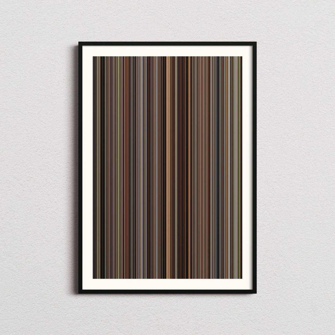 Evan Almighty Movie Barcode Poster - Barcode Only