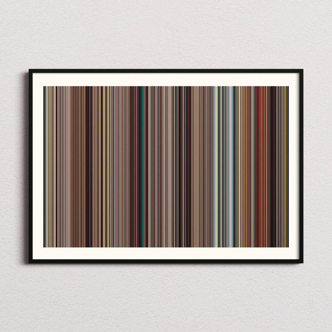Everybody Wants Some!! Movie Barcode Poster - Barcode Only