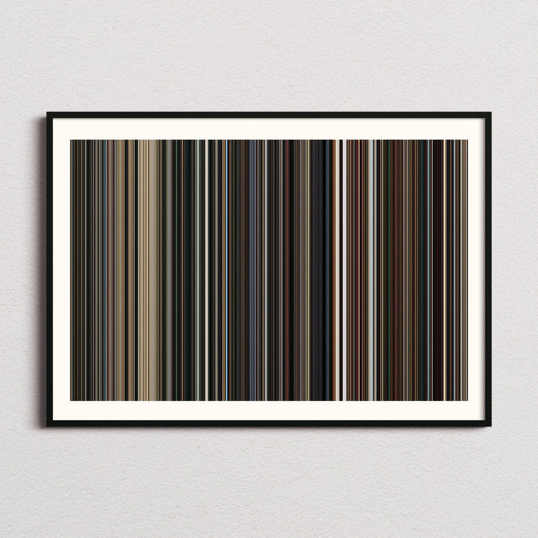 Everything Everywhere All At Once Movie Barcode Poster - Barcode Only
