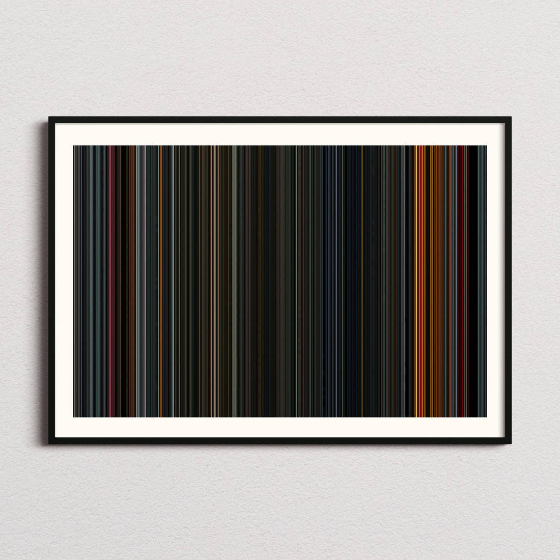 Evil Dead Burn Movie Barcode Poster - Barcode Only