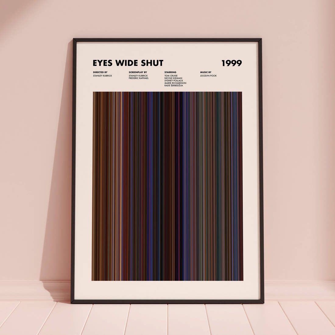 Eyes Wide Shut Movie Barcode Poster