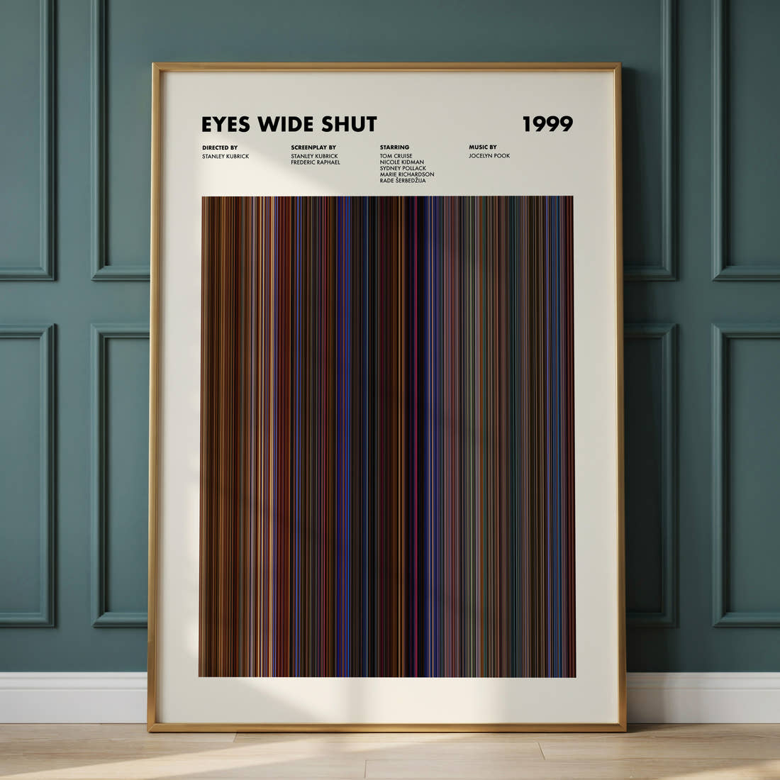 Eyes Wide Shut Movie Barcode Poster