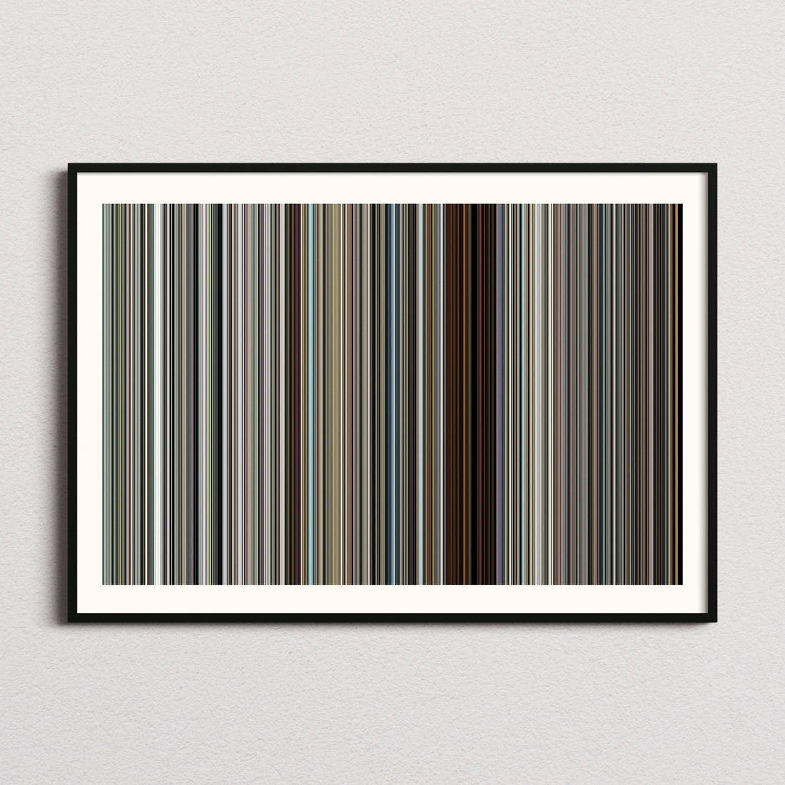 F1: The Movie Movie Barcode Poster - Barcode Only