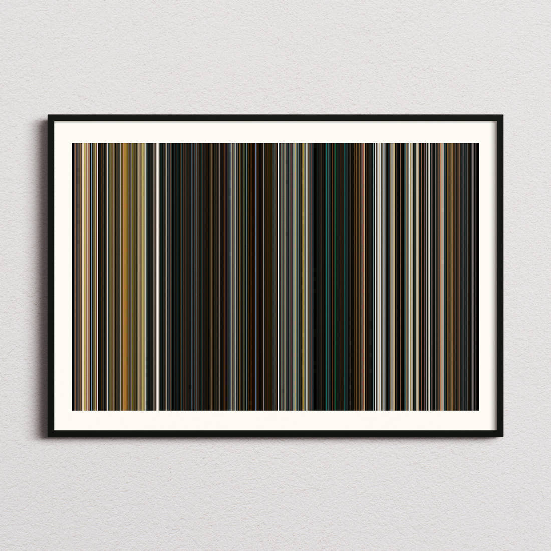 F9 Movie Barcode Poster - Barcode Only