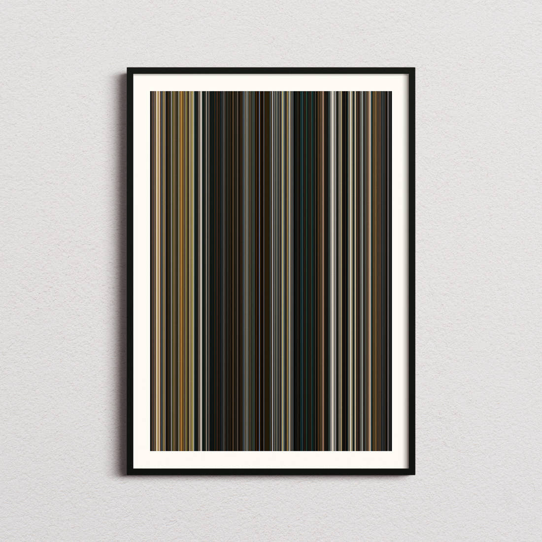 F9 Movie Barcode Poster - Barcode Only