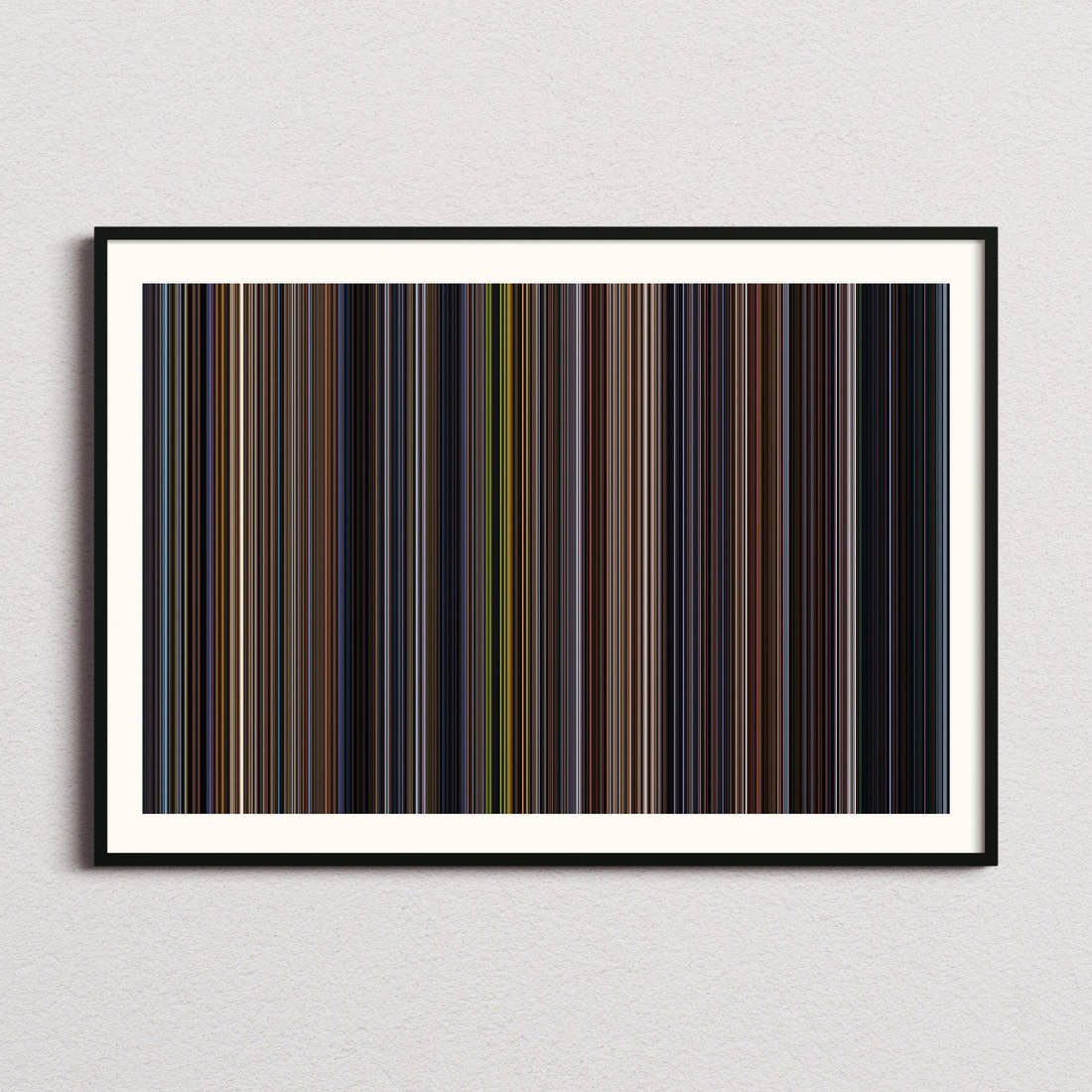Fallen Movie Barcode Poster - Barcode Only