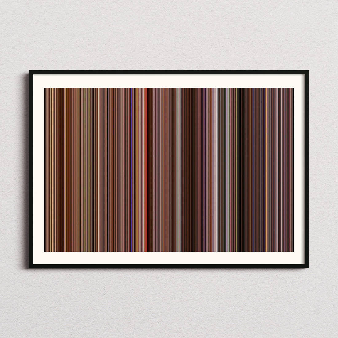 Falling Down Movie Barcode Poster - Barcode Only