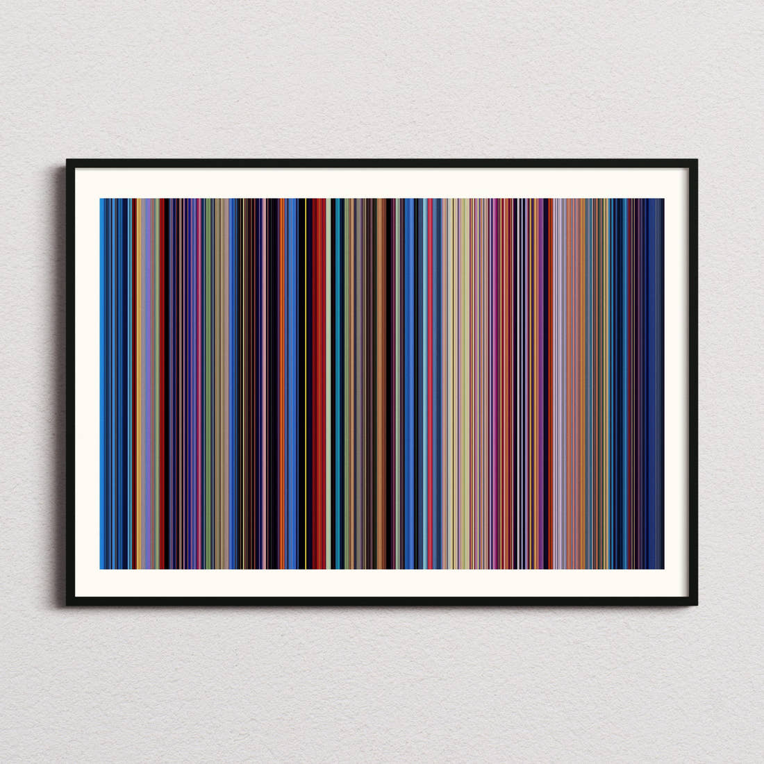 Fantasia Movie Barcode Poster - Barcode Only