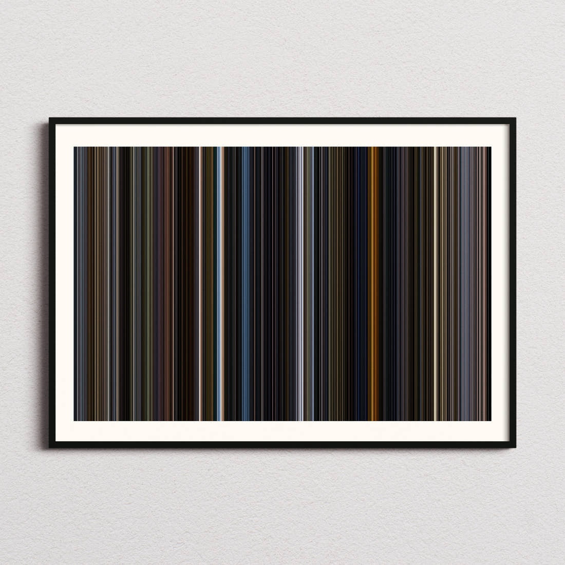Fantastic Beasts and Where to Find Them Movie Barcode Poster - Barcode Only