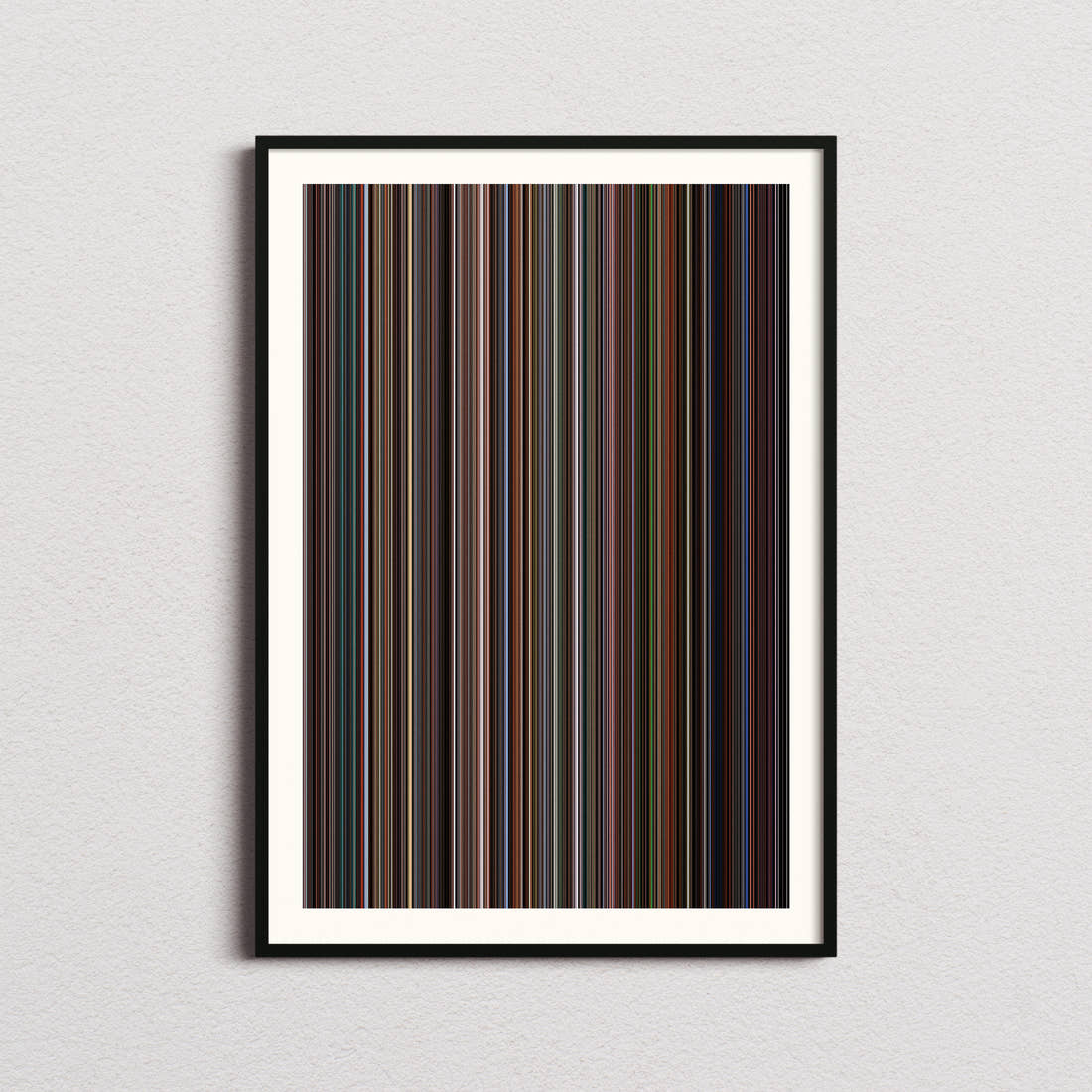 Fantastic Four Movie Barcode Poster - Barcode Only