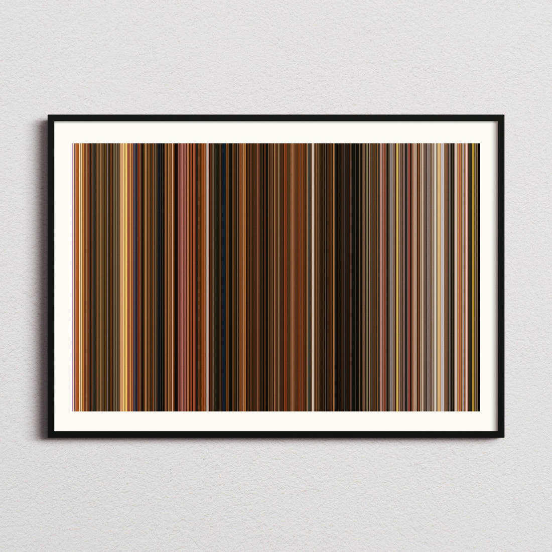 Fantastic Mr. Fox Movie Barcode Poster - Barcode Only