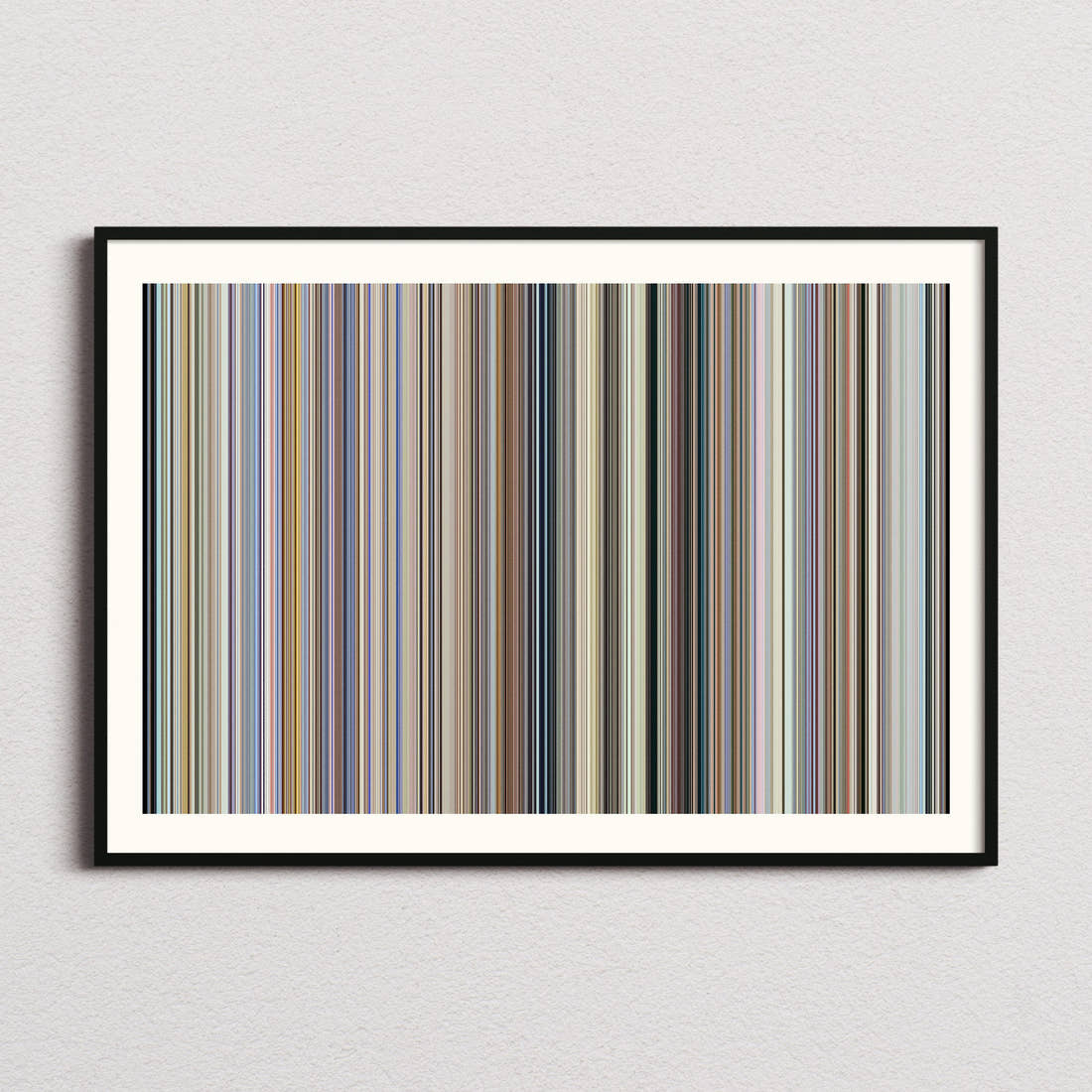 Fantastic Planet Movie Barcode Poster - Barcode Only
