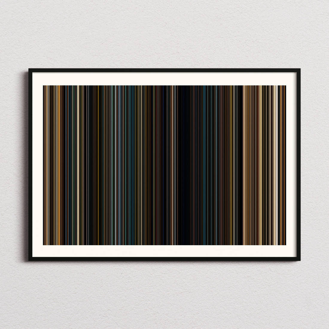 Fast & Furious Movie Barcode Poster - Barcode Only