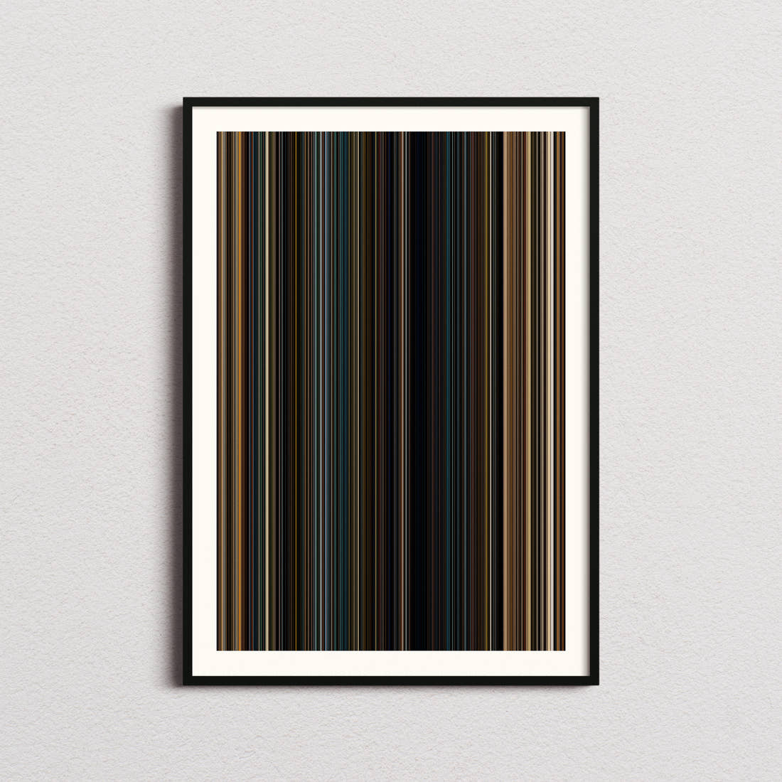 Fast & Furious Movie Barcode Poster - Barcode Only