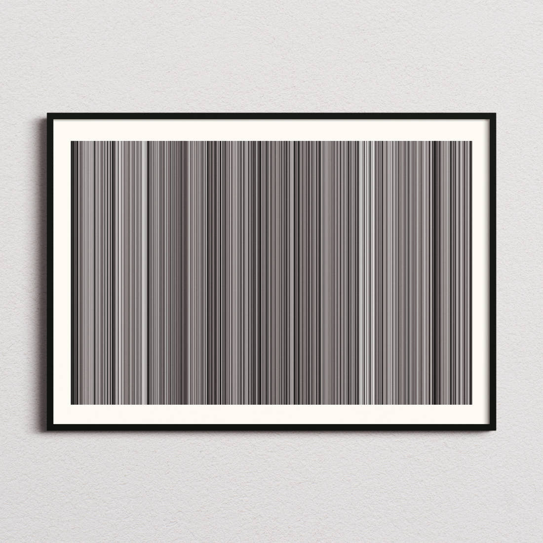 Faster, Pussycat! Kill! Kill! Movie Barcode Poster - Barcode Only