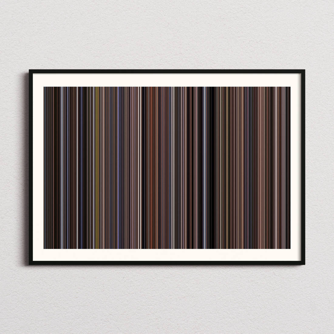 Fatal Attraction Movie Barcode Poster - Barcode Only