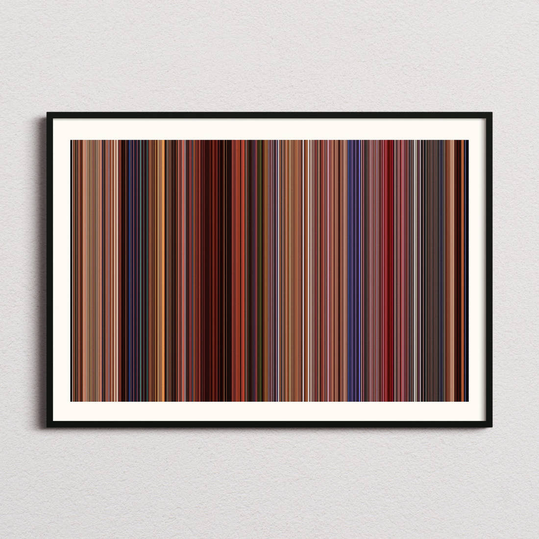 Fear and Loathing in Las Vegas Movie Barcode Poster - Barcode Only