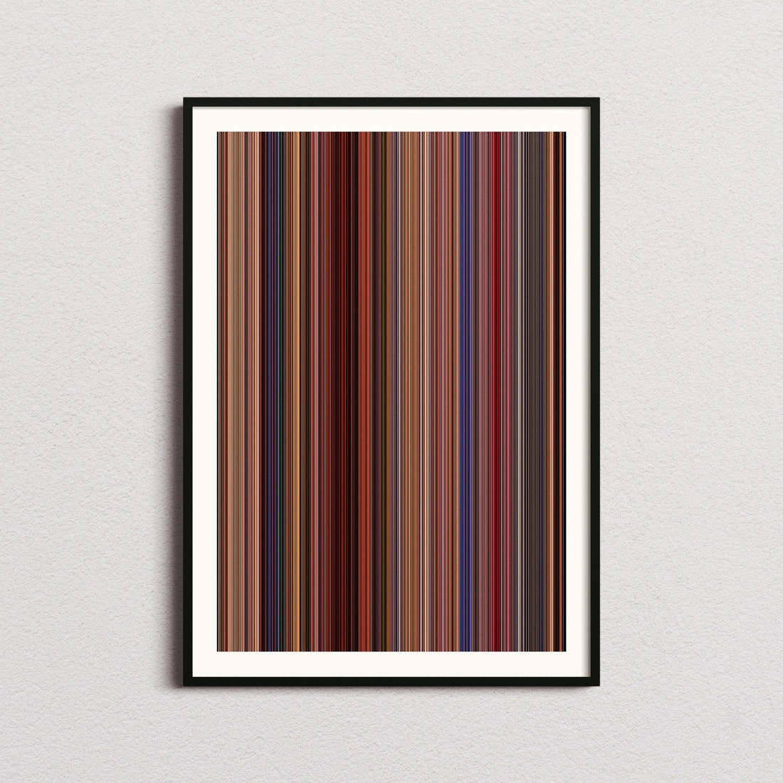 Fear and Loathing in Las Vegas Movie Barcode Poster - Barcode Only