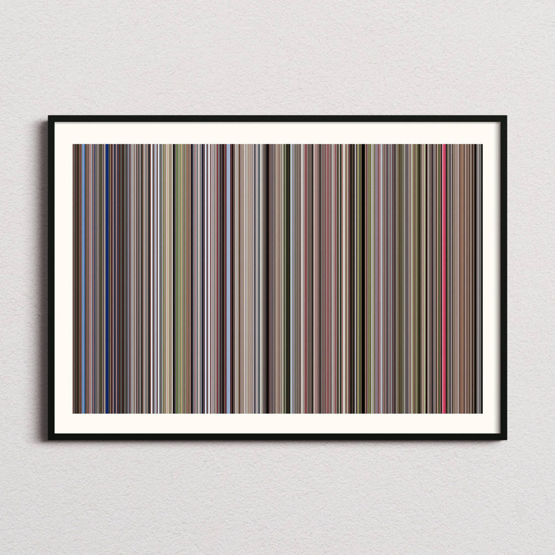 Ferris Bueller's Day Off Movie Barcode Poster - Barcode Only