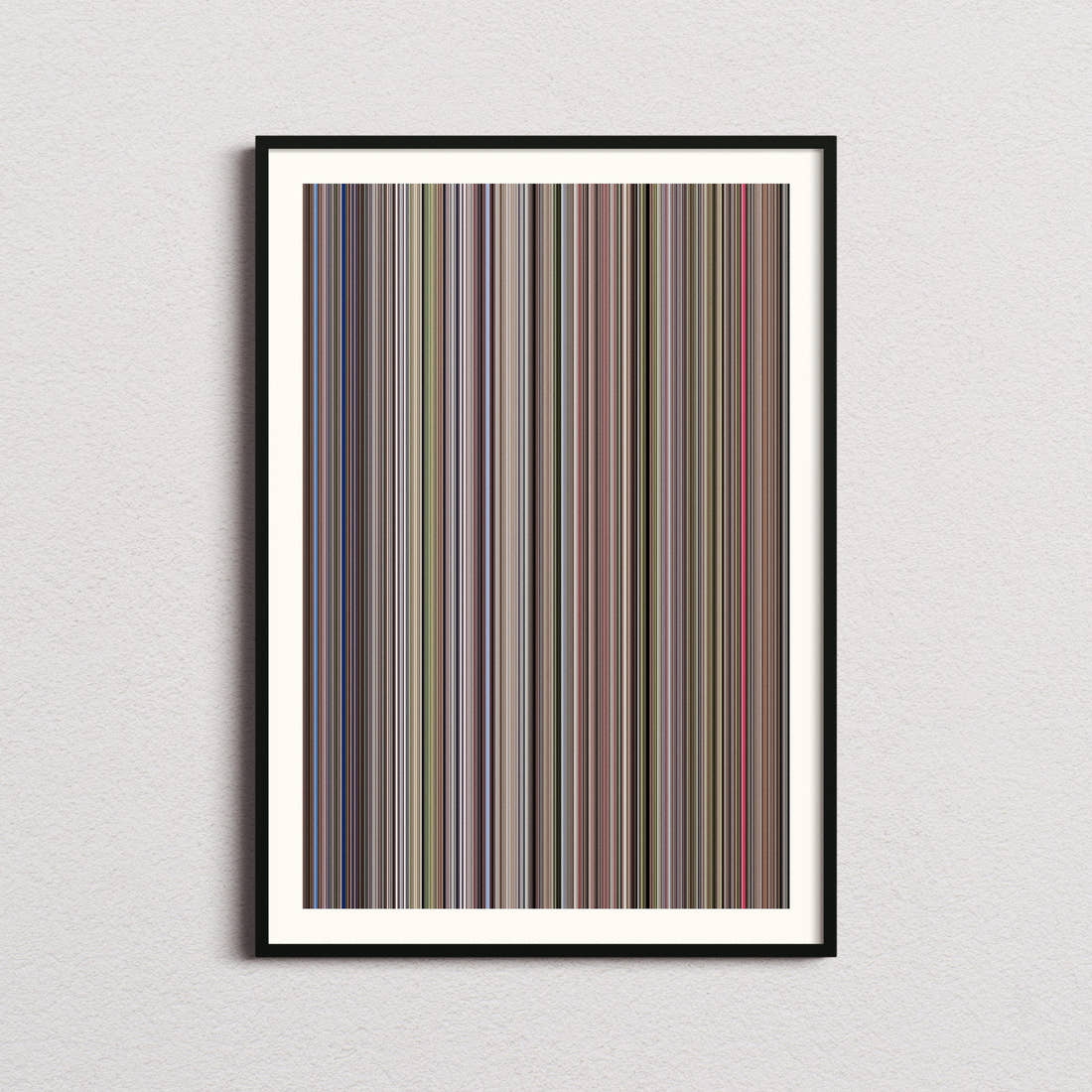 Ferris Bueller's Day Off Movie Barcode Poster - Barcode Only