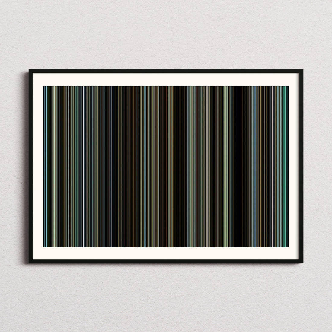 Fight Club Movie Barcode Poster - Barcode Only