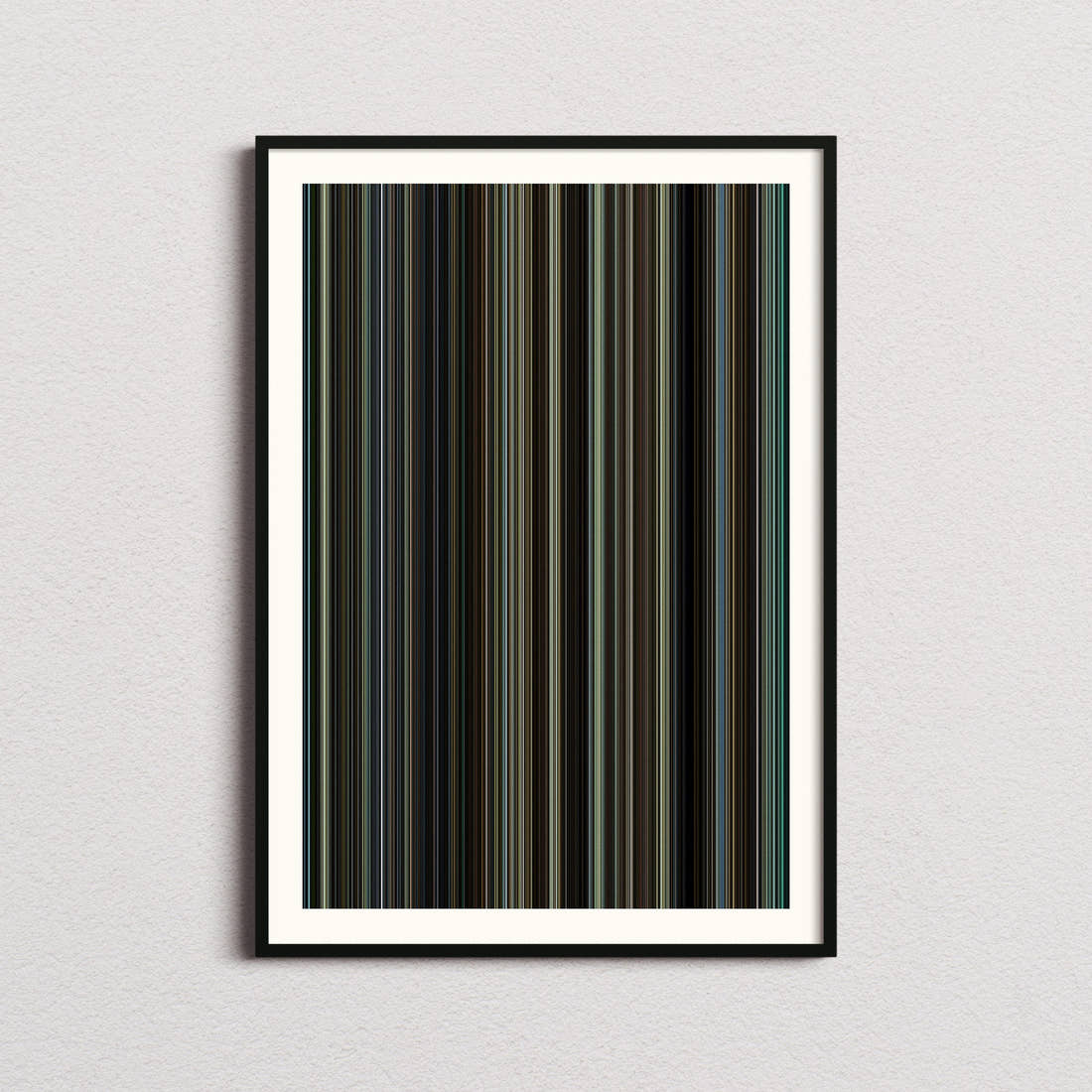 Fight Club Movie Barcode Poster - Barcode Only