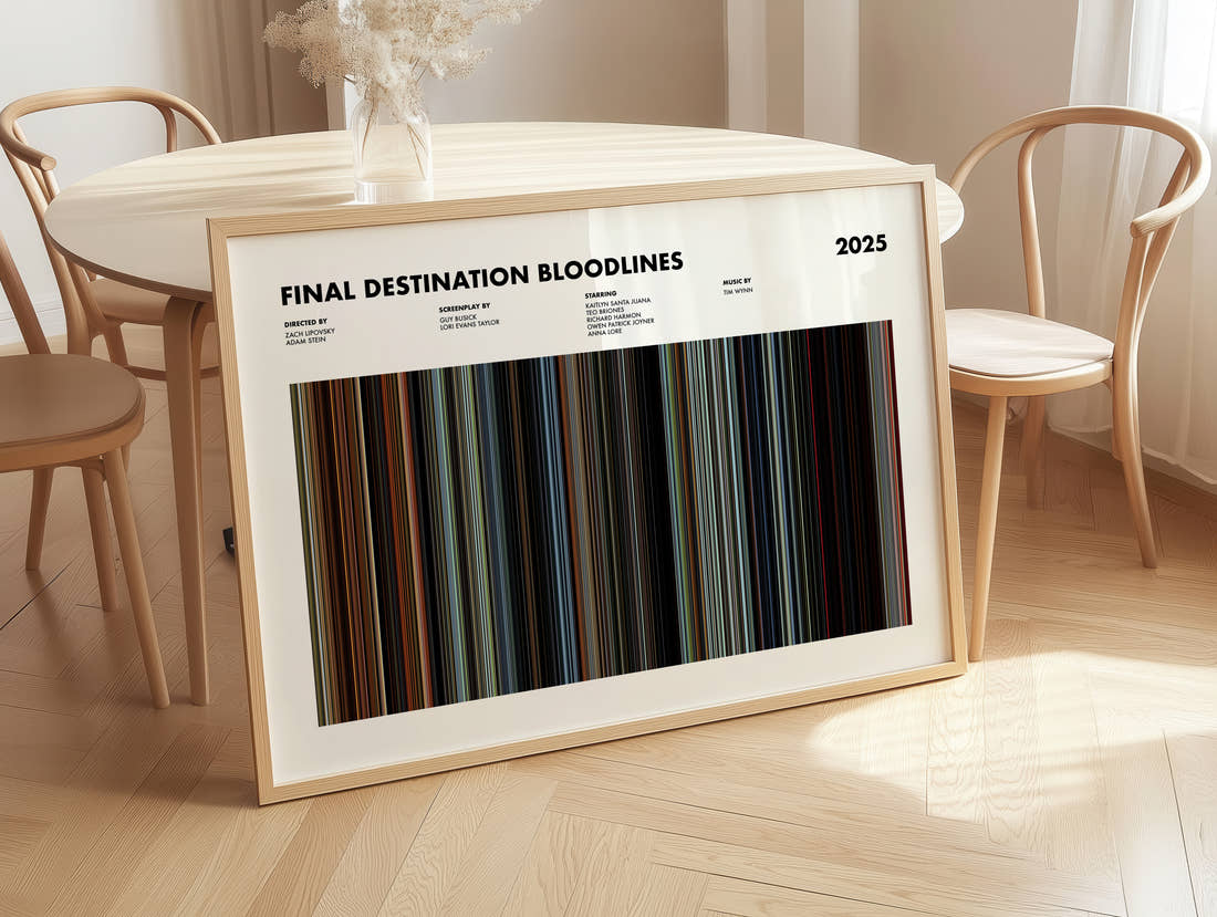 Final Destination Bloodlines Movie Barcode Poster