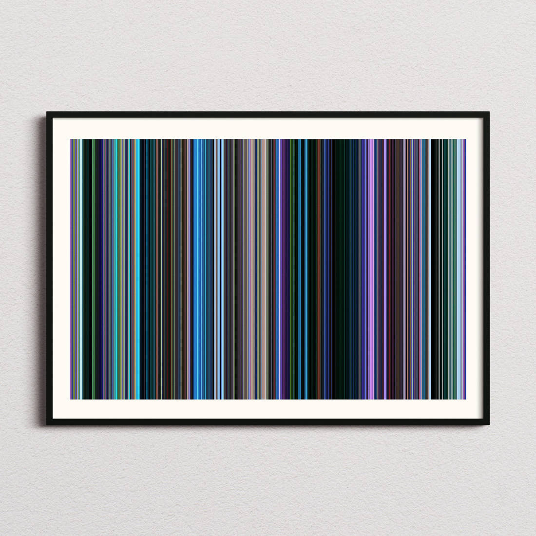 Finding Dory Movie Barcode Poster - Barcode Only