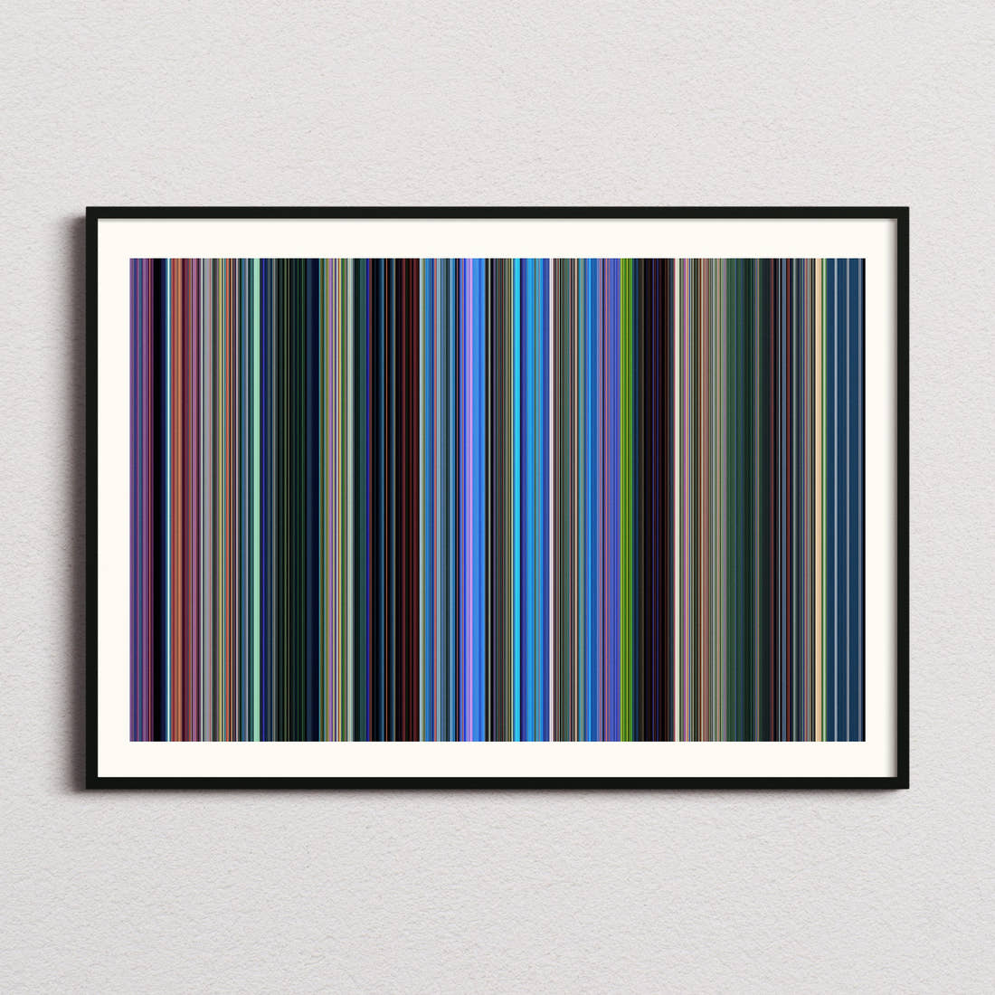 Finding Nemo Movie Barcode Poster - Barcode Only