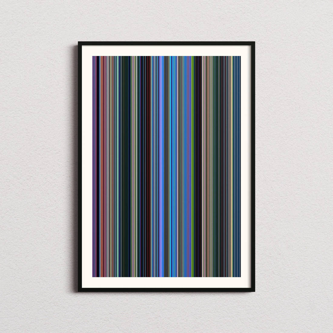 Finding Nemo Movie Barcode Poster - Barcode Only