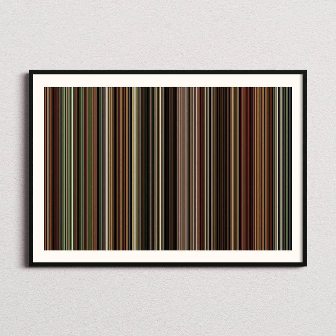 Finding Neverland Movie Barcode Poster - Barcode Only