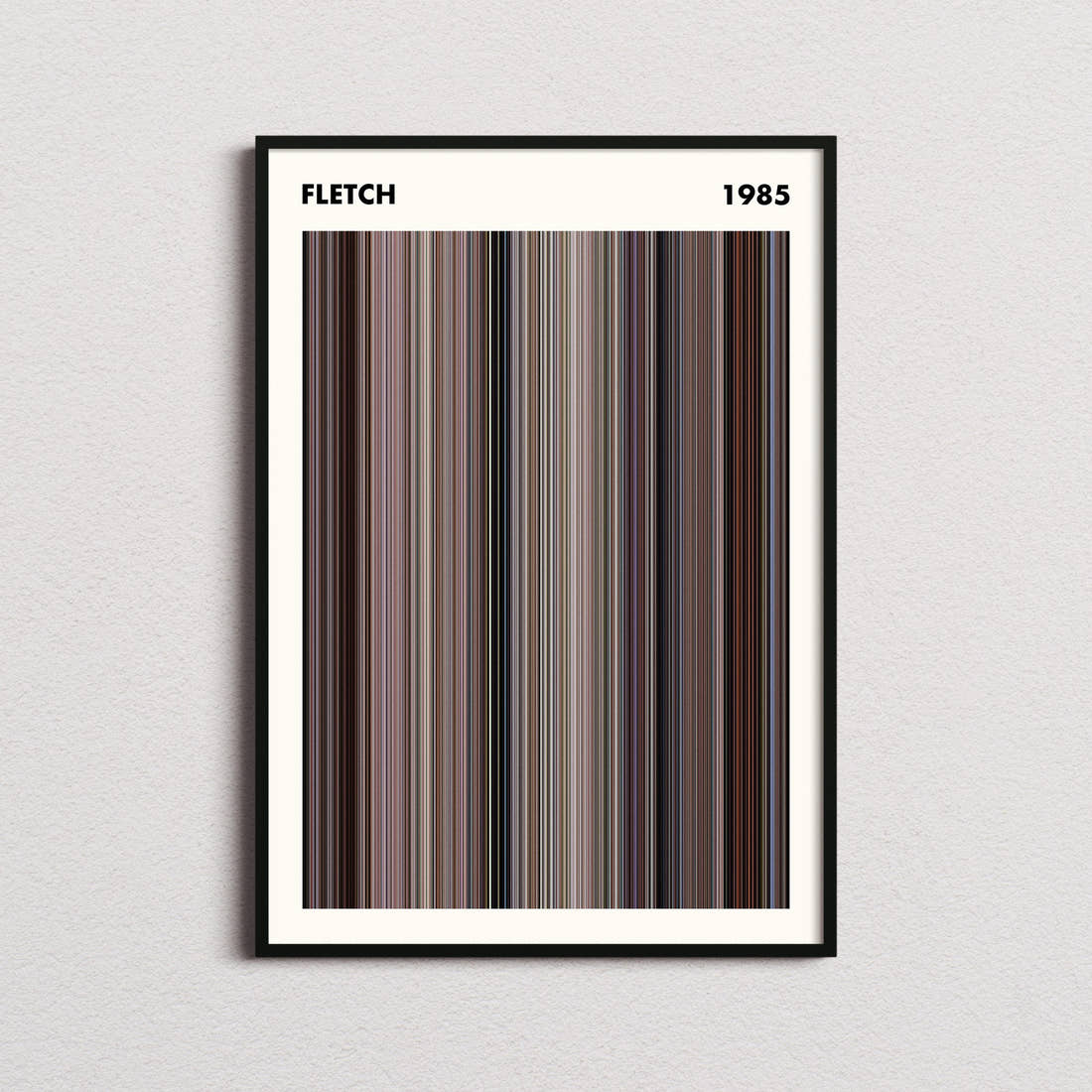Fletch Movie Barcode Poster - Simplified