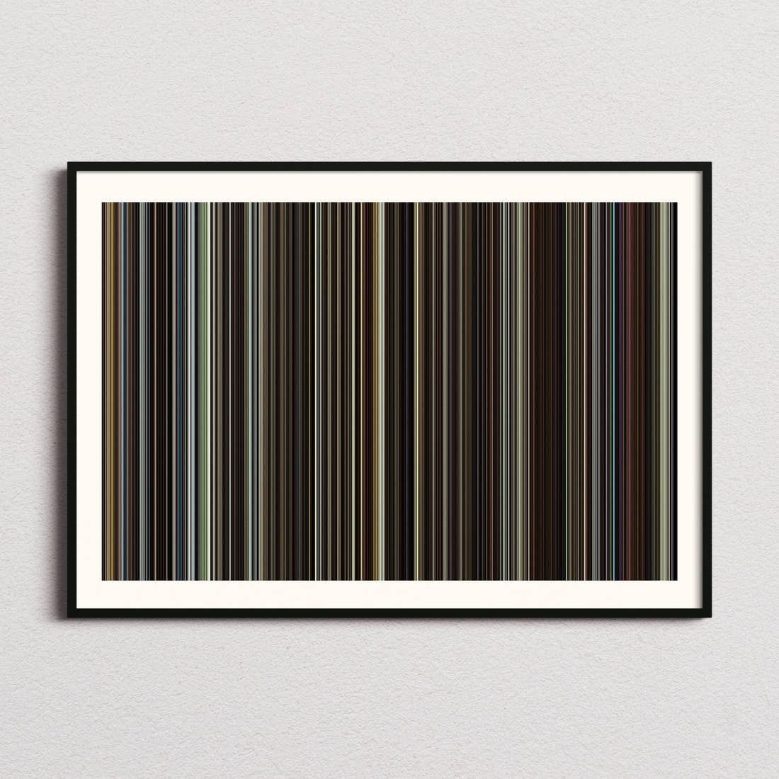 Flight Movie Barcode Poster - Barcode Only