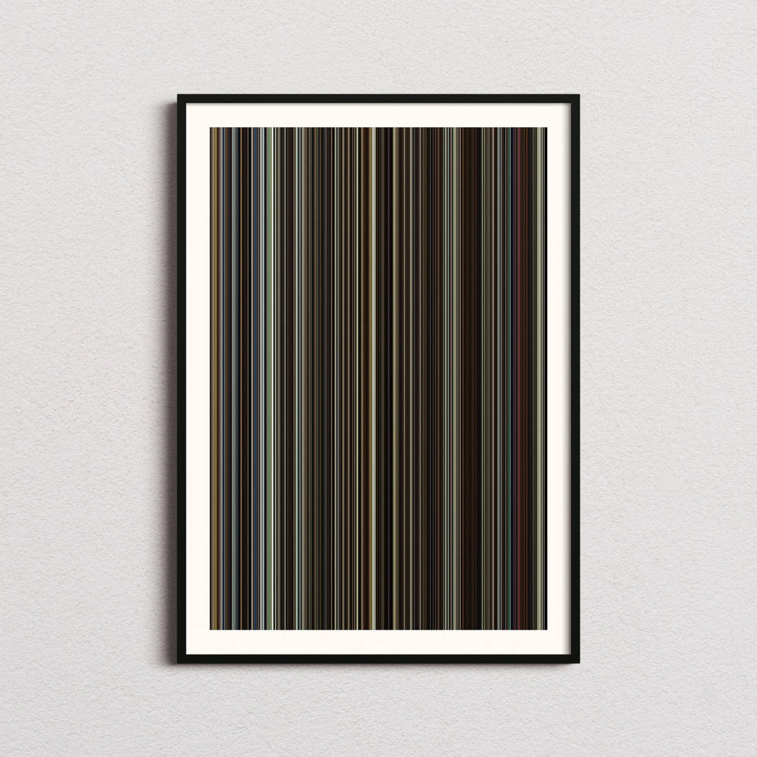 Flight Movie Barcode Poster - Barcode Only
