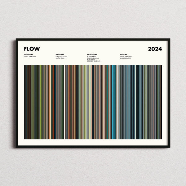 Flow Movie Barcode Poster