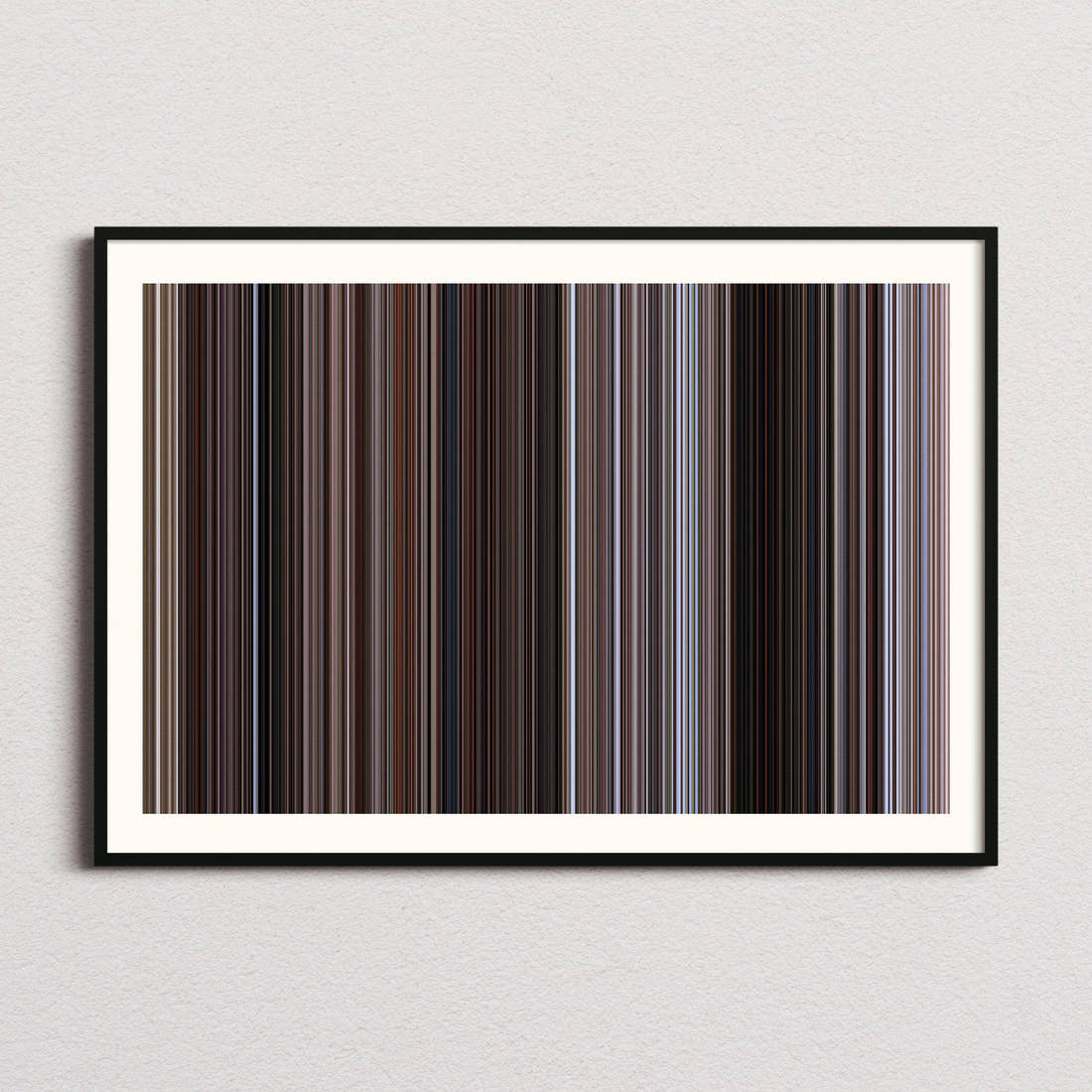 For a Few Dollars More Movie Barcode Poster - Barcode Only