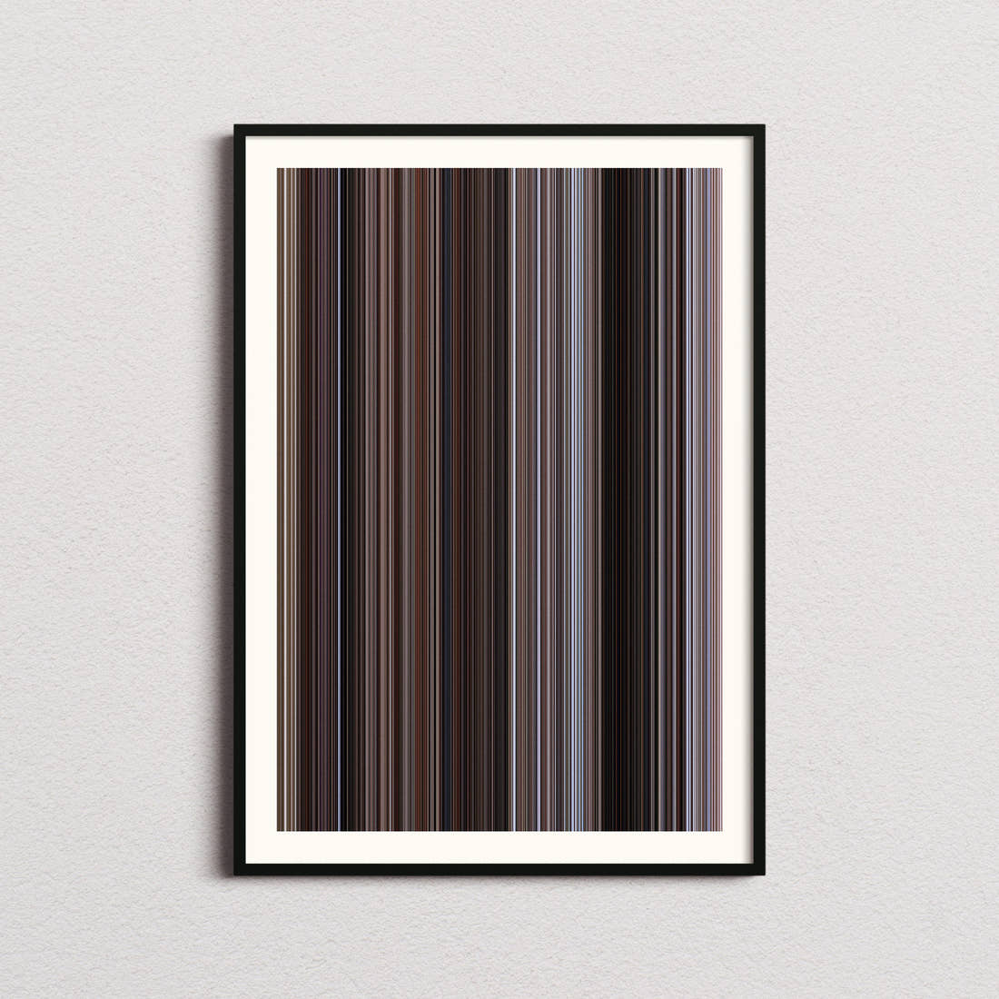 For a Few Dollars More Movie Barcode Poster - Barcode Only