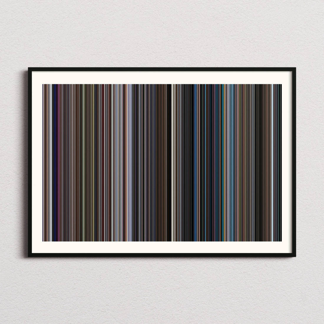 For Your Eyes Only Movie Barcode Poster - Barcode Only