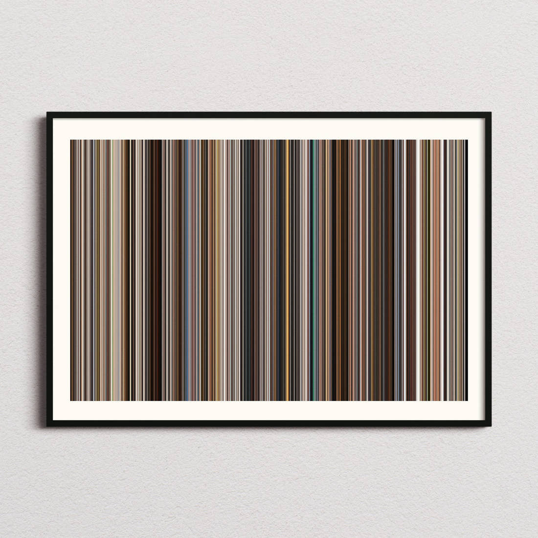 Ford v Ferrari Movie Barcode Poster - Barcode Only