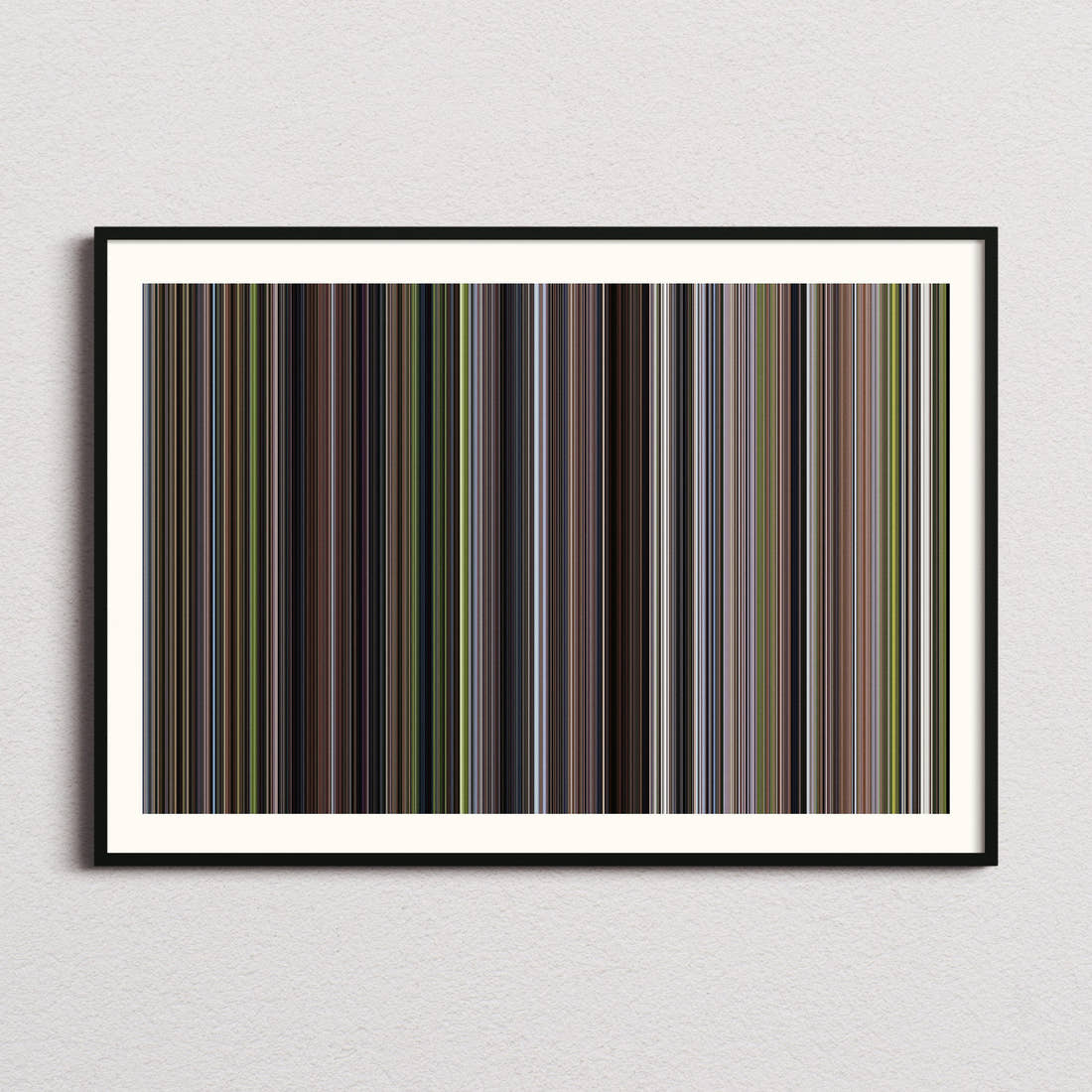Forrest Gump Movie Barcode Poster - Barcode Only