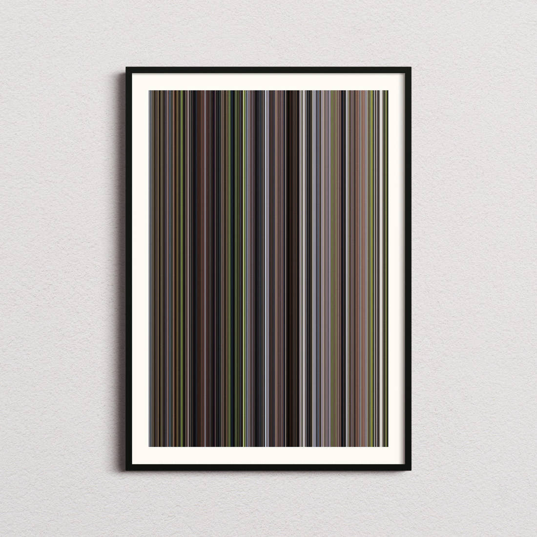 Forrest Gump Movie Barcode Poster - Barcode Only
