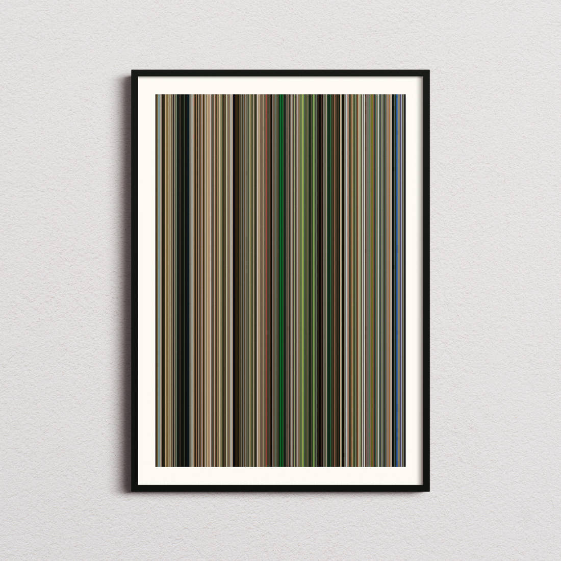 Four Lions Movie Barcode Poster - Barcode Only
