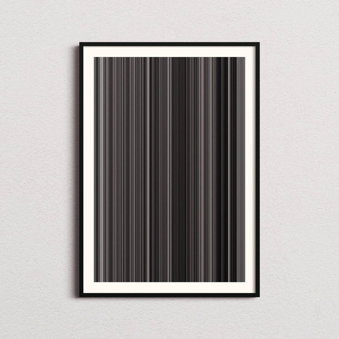Frances Ha Movie Barcode Poster - Barcode Only