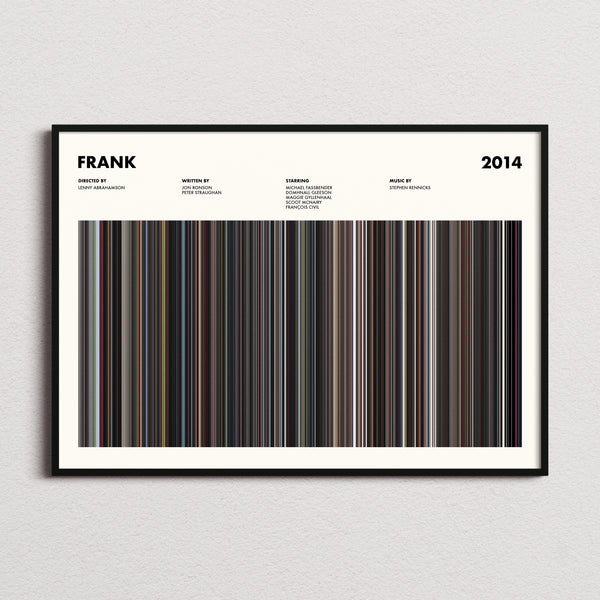 Frank Movie Barcode Poster