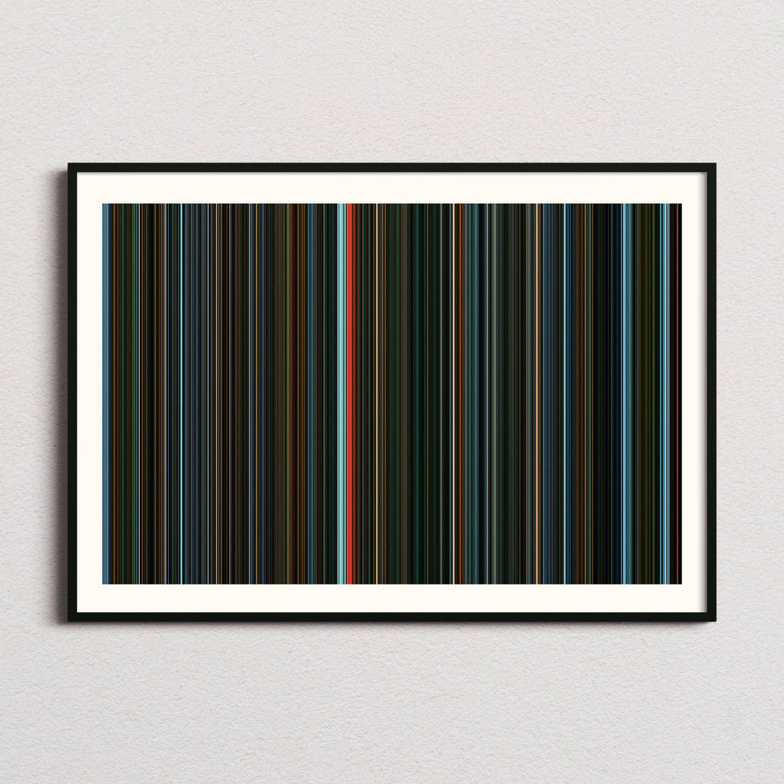 Frankenstein Movie Barcode Poster - Barcode Only