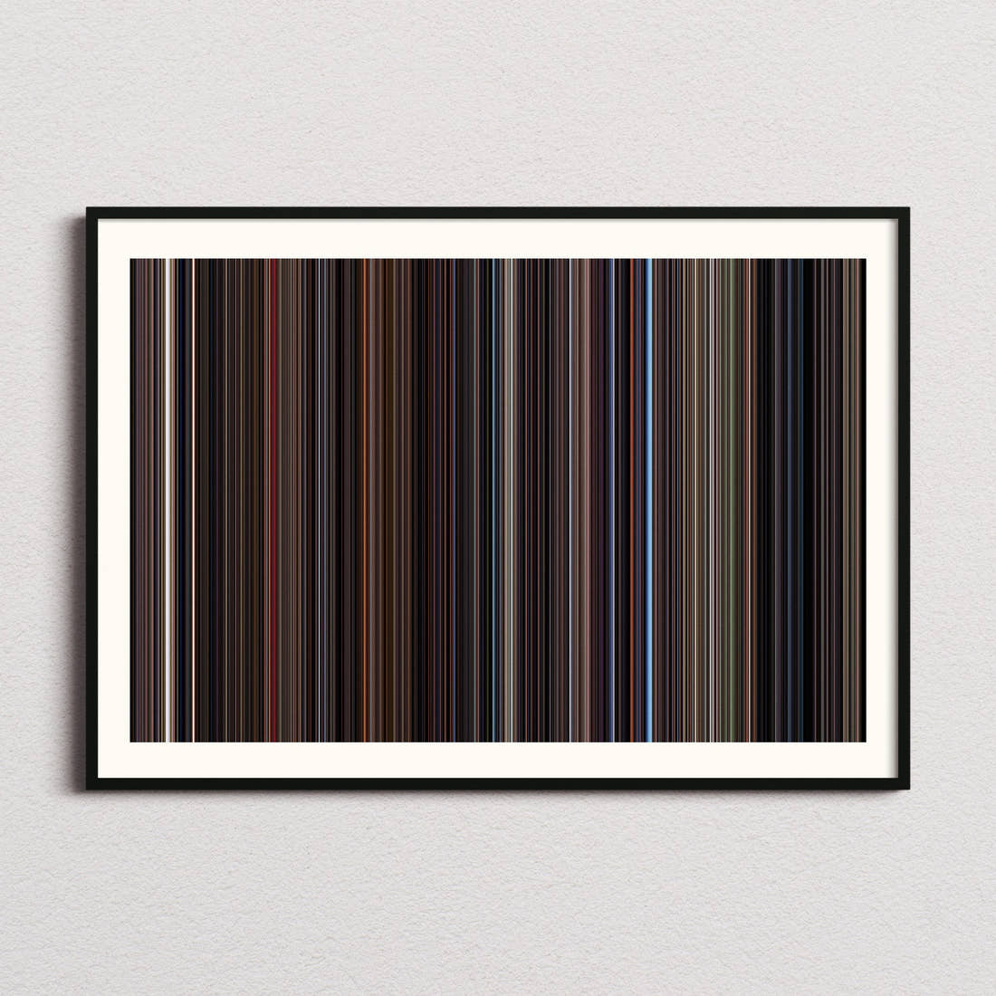 Frequency Movie Barcode Poster - Barcode Only