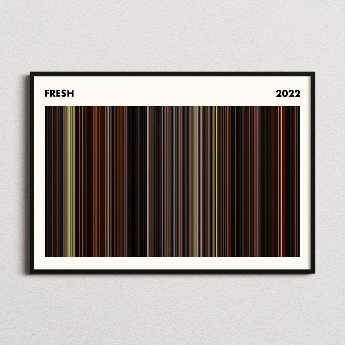 Fresh Movie Barcode Poster - Simplified
