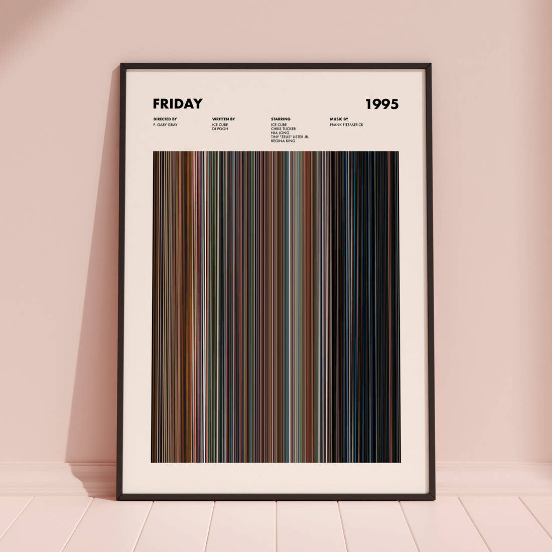 Friday Movie Barcode Poster